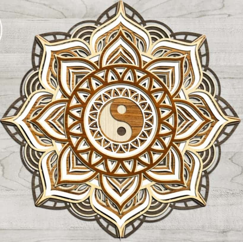 Mandala lasercut Mandala lasercut