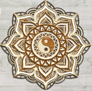 mandala de notre service de découpe laser