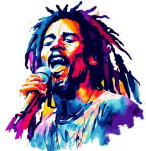Bob Marley en couleur