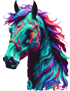 fichier png de cheval