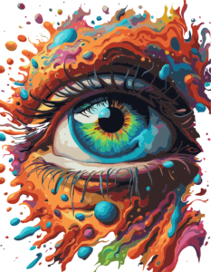 Fichier png d'un œil pour la sublimation