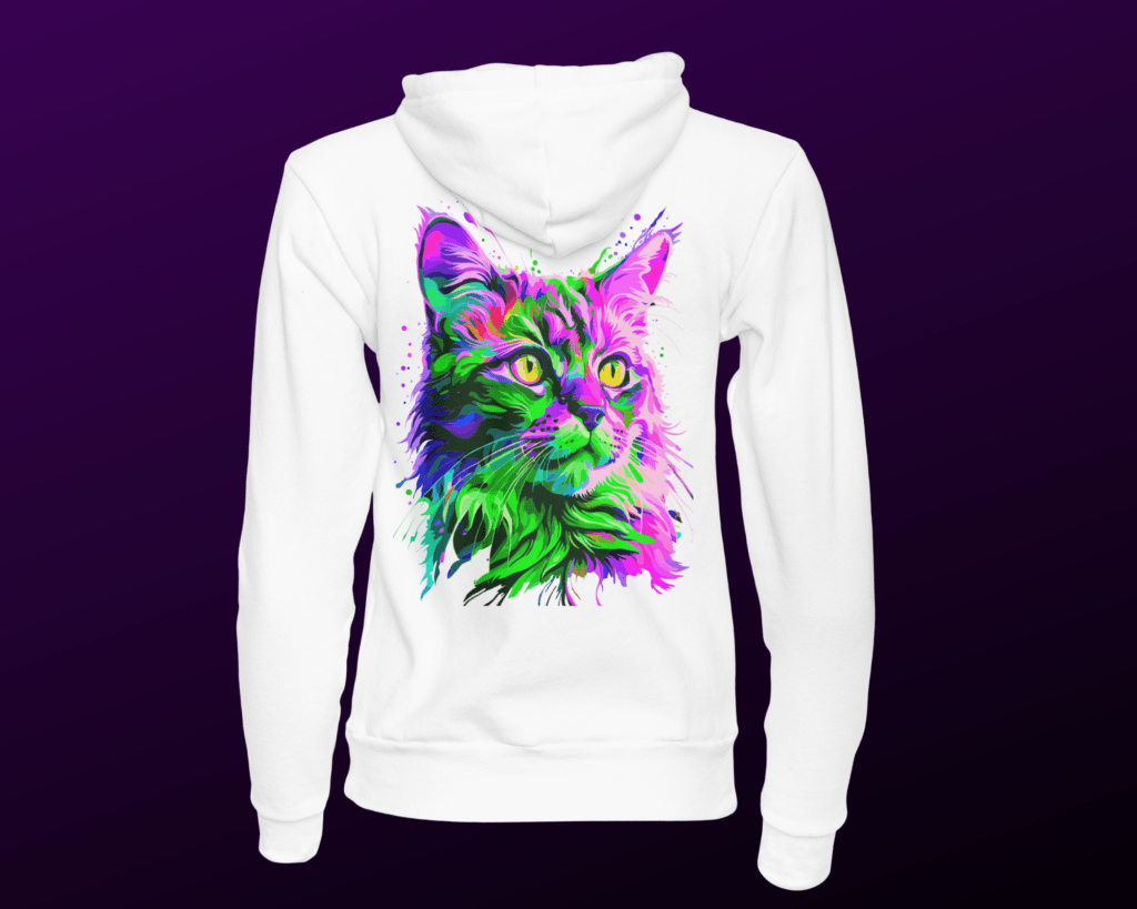 sweatshirtdos Sweatshirt à capuche sublimé