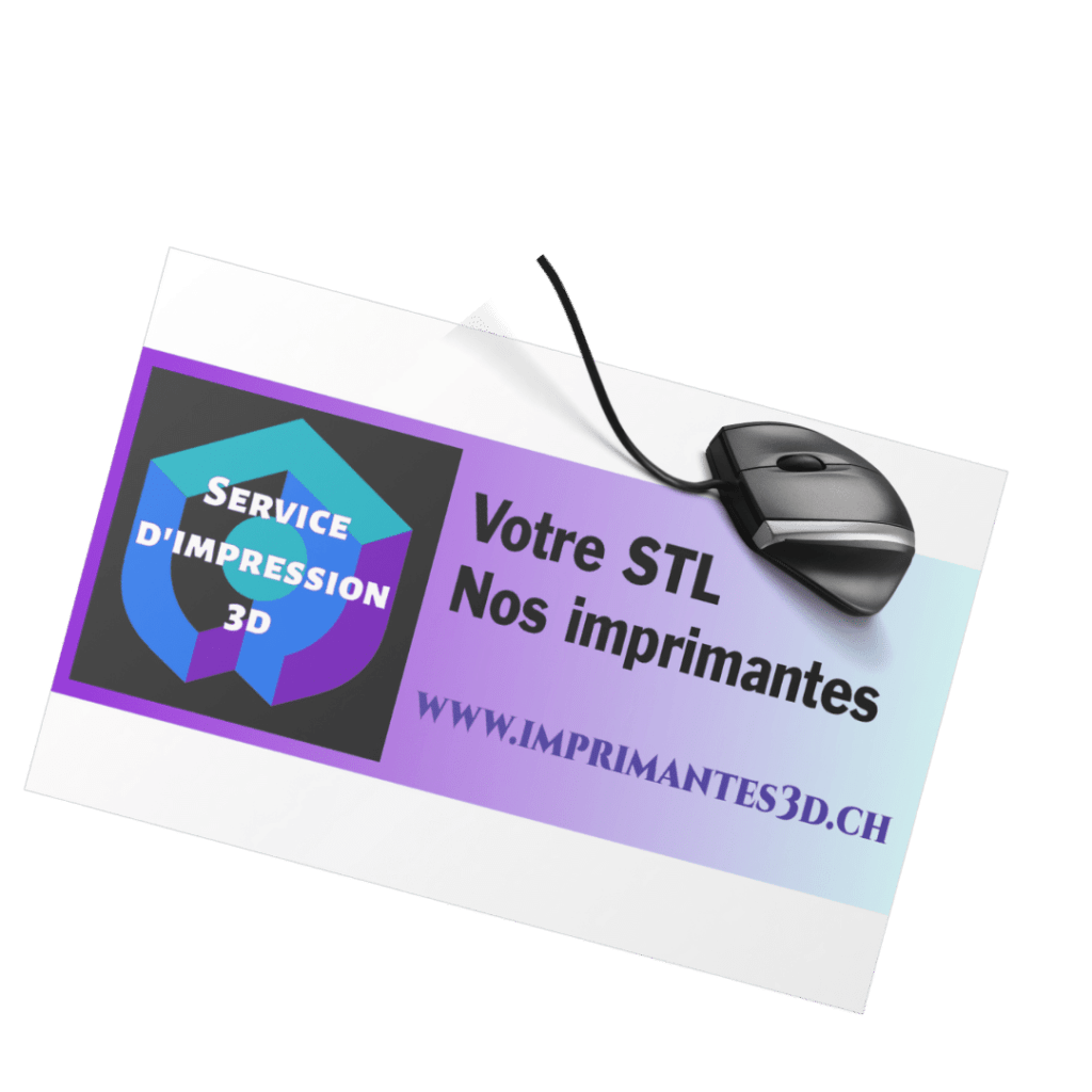 tapis souris Tapis souris et logo d'impression 3d