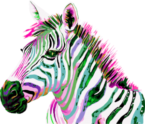 Sublimation d'un zèbre
