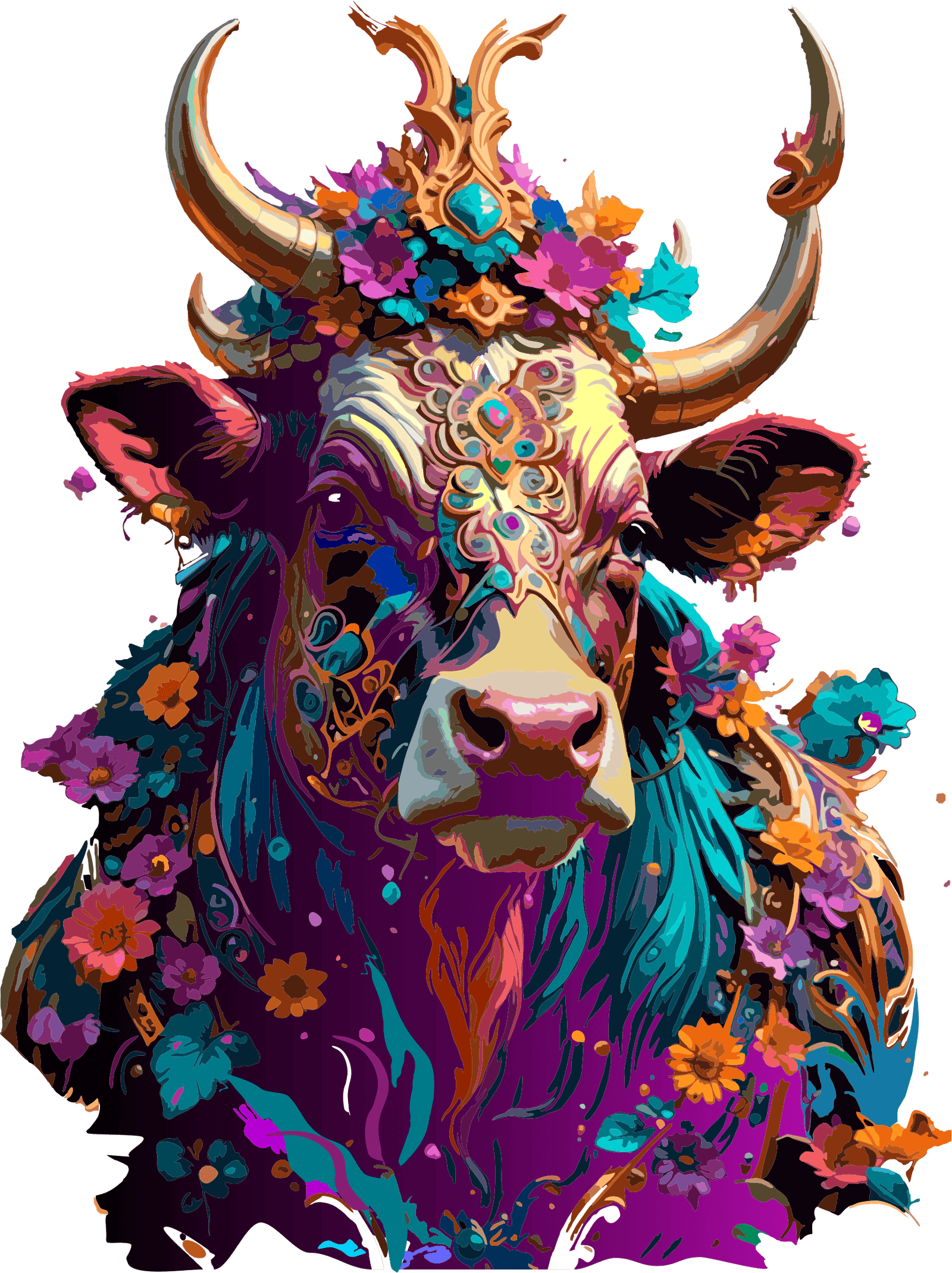 sublimation cow