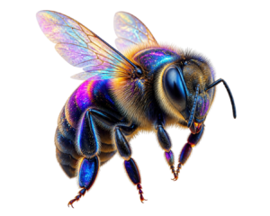 Abeille psychedelique