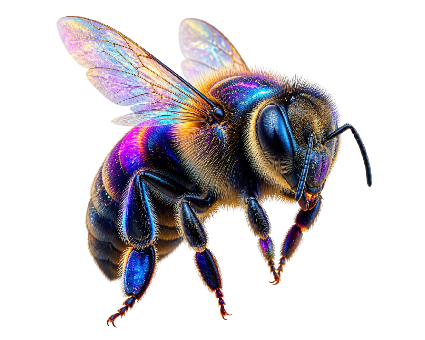Abeille psychedelique