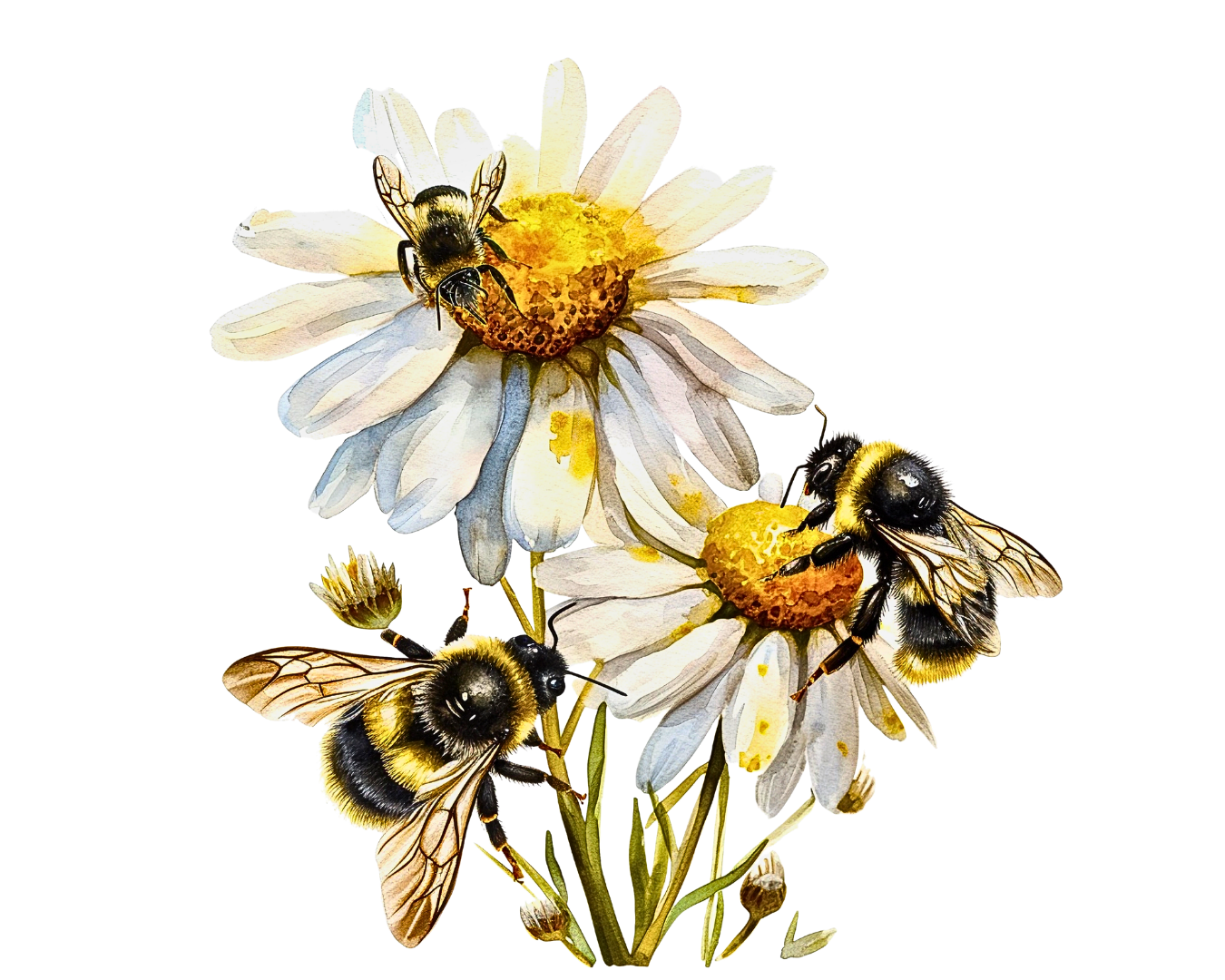 abeilles qui butinent